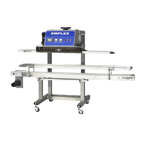Emplex MPS 7500 continuous band sealer with conveyor