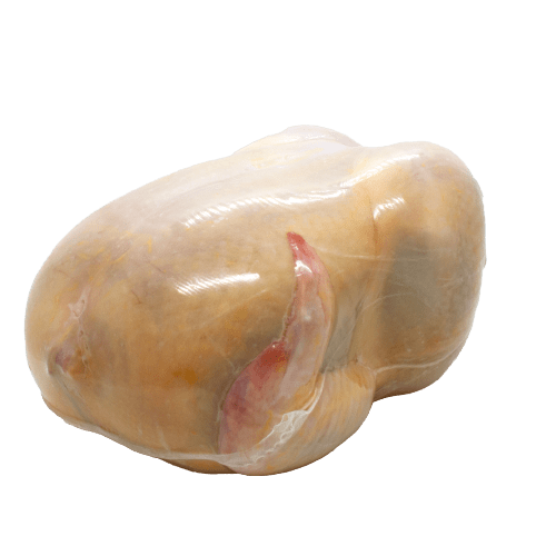 Chicken wrapped in beathable shrink bags
