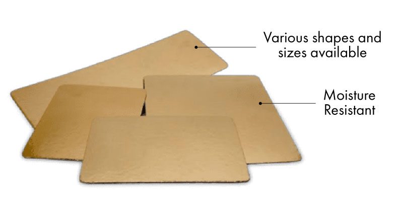 Moisture resistant presentation boards in various sizes