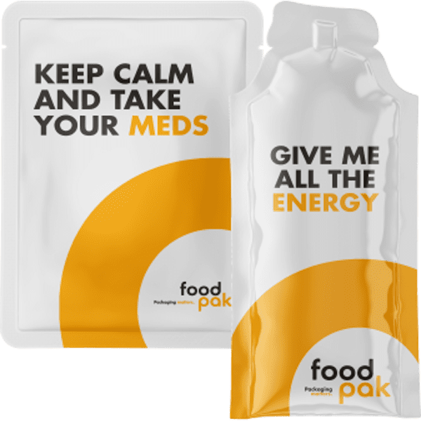 Packaging for energy drinks and medication