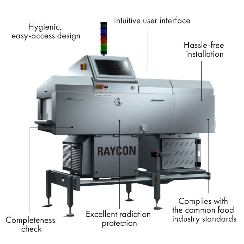 x-ray machines with featues including intuitive user interface, radiation protection, and easy access design